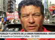 Flavio Bustillo | ferroviario | Acciòn de repudio, asesinato Mariano Ferreyra 