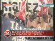 Claudio Dellecarbonara en el bloqueo de boleterías por Mariano Ferreyra 