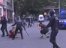Primeros choques entre los 'indignados' y la Policía frente al Parlamento