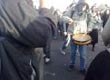 Corte Panamericana (Cantan los manifestantes)