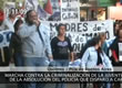 Marcha contra la criminalizacion de la protesta Quilmes