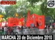 Marcha del 20 de diciembre en Mendoza