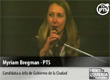 Myriam Bregman en el Acto de la juventud del FRENTE DE IZQUIERDA