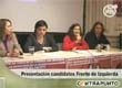 Presentación de las candidatas de Pan y Rosas en el Frente de Izquierda