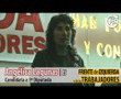 Angelica Lagunas en la peña ceramista de Neuquen